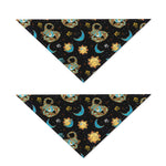Cute Cartoon Scorpio Pattern Print Dog Bandana