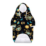 Cute Cartoon Scorpio Pattern Print Dog Zip Up Hoodie