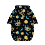 Cute Cartoon Scorpio Pattern Print Dog Zip Up Hoodie