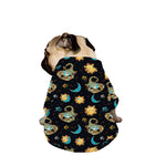 Cute Cartoon Scorpio Pattern Print Dog Zip Up Jacket