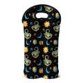 Cute Cartoon Scorpio Pattern Print Double Neoprene Wine Tote