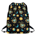 Cute Cartoon Scorpio Pattern Print Drawstring Backpack