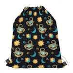 Cute Cartoon Scorpio Pattern Print Drawstring Bag