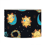 Cute Cartoon Scorpio Pattern Print Drum Lamp Shade