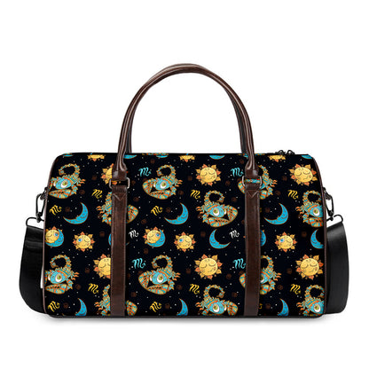 Cute Cartoon Scorpio Pattern Print Duffle Bag