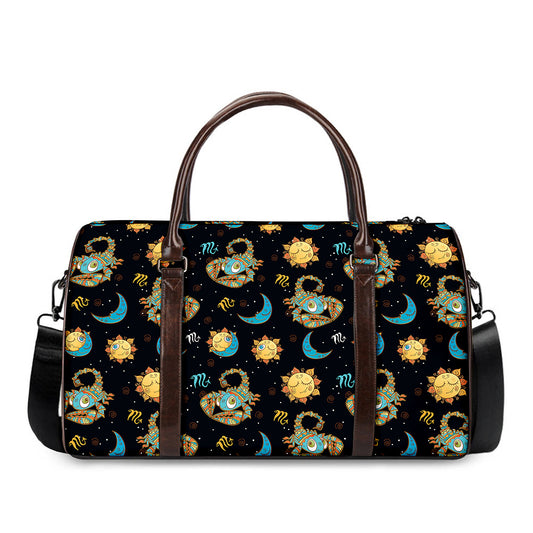 Cute Cartoon Scorpio Pattern Print Duffle Bag