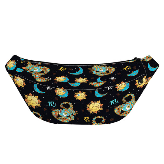 Cute Cartoon Scorpio Pattern Print Fanny Pack