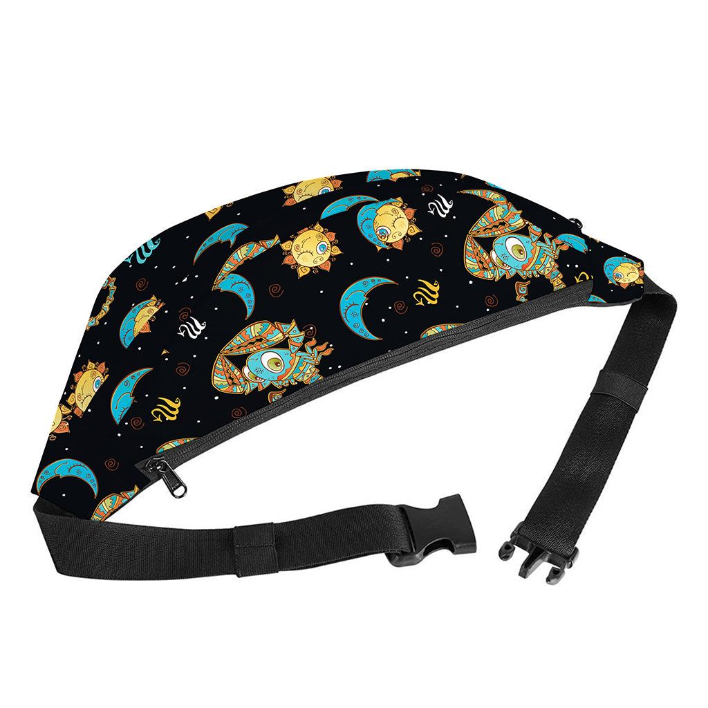 Cute Cartoon Scorpio Pattern Print Fanny Pack