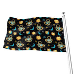 Cute Cartoon Scorpio Pattern Print Flag