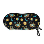 Cute Cartoon Scorpio Pattern Print Glasses Case