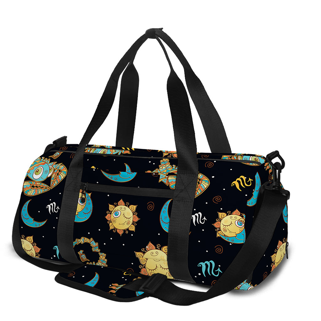 Cute Cartoon Scorpio Pattern Print Gym Bag