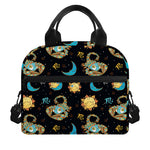 Cute Cartoon Scorpio Pattern Print Insulated Lunch Bag