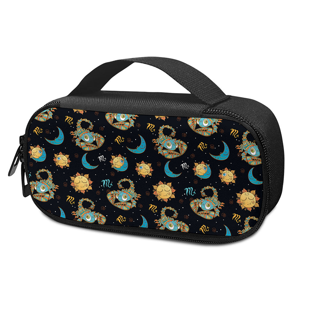 Cute Cartoon Scorpio Pattern Print Insulin Cooler Travel Case
