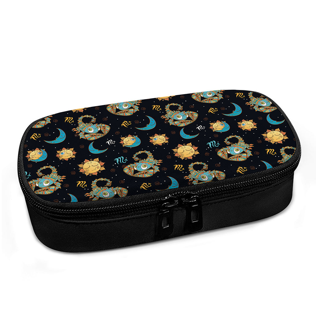 Cute Cartoon Scorpio Pattern Print Insulin Cooler Travel Case