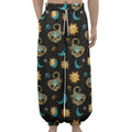 Cute Cartoon Scorpio Pattern Print Lantern Pants