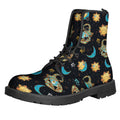 Cute Cartoon Scorpio Pattern Print Lace-Up Boots