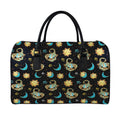 Cute Cartoon Scorpio Pattern Print Leather Duffel Bag