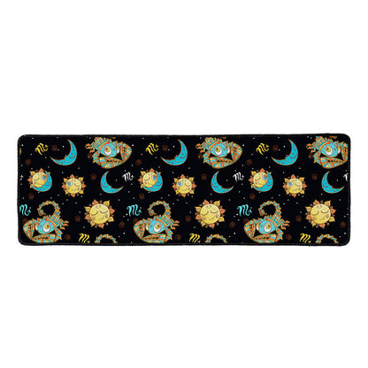 Cute Cartoon Scorpio Pattern Print Long Kitchen Mat