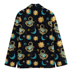 Cute Cartoon Scorpio Pattern Print Men's Blazer