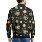 Cute Cartoon Scorpio Pattern Print Men's Bomber Jacket