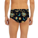 Cute Cartoon Scorpio Pattern Print Men's Briefs