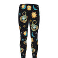 Cute Cartoon Scorpio Pattern Print Men's Leggings