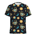 Cute Cartoon Scorpio Pattern Print Men's Athletic T-Shirt