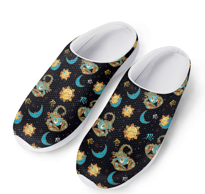 Cute Cartoon Scorpio Pattern Print Mesh Casual Shoes