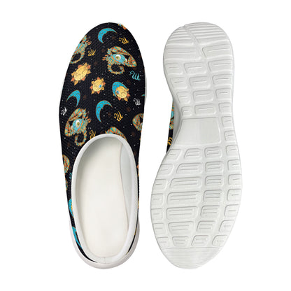 Cute Cartoon Scorpio Pattern Print Mesh Casual Shoes