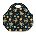 Cute Cartoon Scorpio Pattern Print Neoprene Lunch Bag