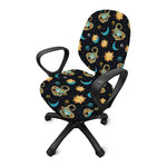 Cute Cartoon Scorpio Pattern Print Office Chair Cover
