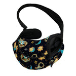 Cute Cartoon Scorpio Pattern Print Pet Sling Carrier