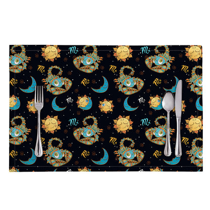 Cute Cartoon Scorpio Pattern Print Placemat