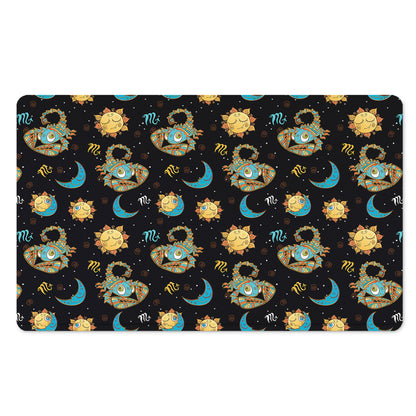 Cute Cartoon Scorpio Pattern Print Polyester Doormat