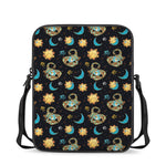 Cute Cartoon Scorpio Pattern Print Rectangular Crossbody Bag