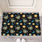 Cute Cartoon Scorpio Pattern Print Rubber Doormat