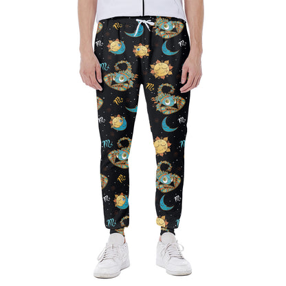 Cute Cartoon Scorpio Pattern Print Scuba Joggers