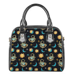 Cute Cartoon Scorpio Pattern Print Shoulder Handbag