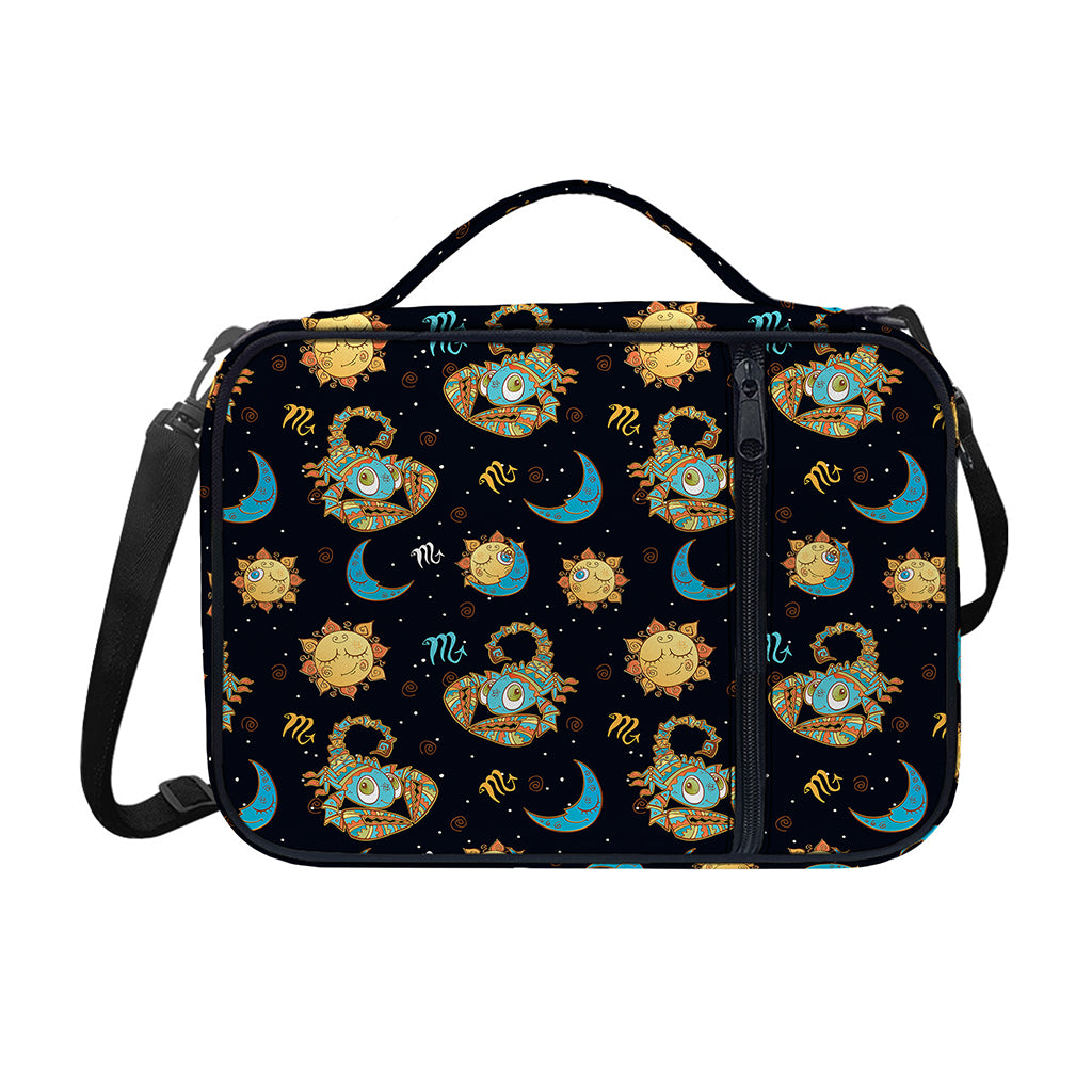 Cute Cartoon Scorpio Pattern Print Shoulder Strap Bible Bag