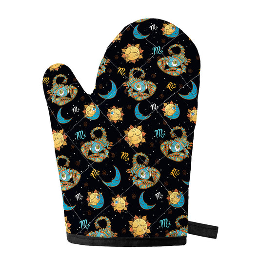 Cute Cartoon Scorpio Pattern Print Single Oven Mitt