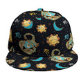 Cute Cartoon Scorpio Pattern Print Snapback Cap