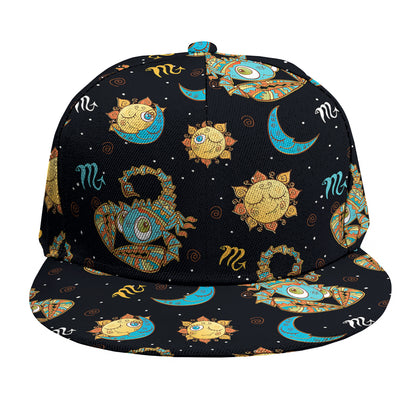 Cute Cartoon Scorpio Pattern Print Snapback Cap