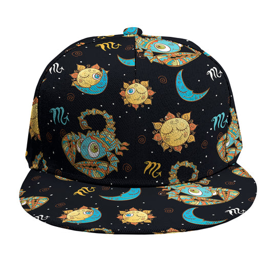 Cute Cartoon Scorpio Pattern Print Snapback Cap