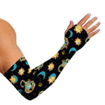 Cute Cartoon Scorpio Pattern Print Sun Protection Arm Sleeves