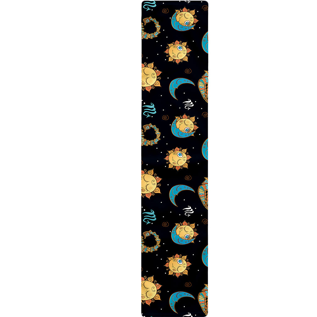 Cute Cartoon Scorpio Pattern Print Table Runner