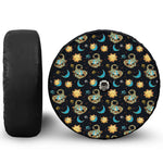 Cute Cartoon Scorpio Pattern Print Tire Cover With Camera Hole