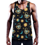 Cute Cartoon Scorpio Pattern Print Training Tank Top