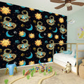 Cute Cartoon Scorpio Pattern Print Wall Sticker