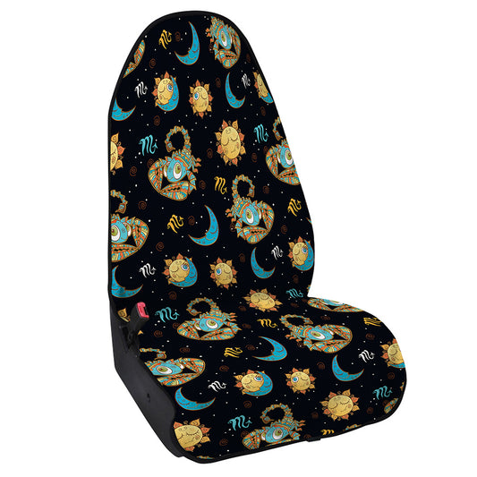 Cute Cartoon Scorpio Pattern Print Waterproof Car Seat Cover