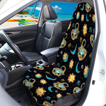 Cute Cartoon Scorpio Pattern Print Waterproof Car Seat Cover